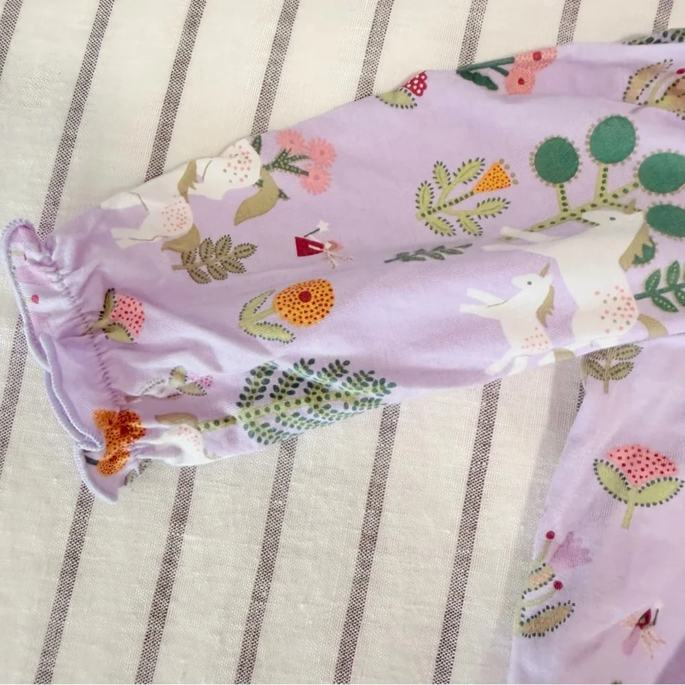 Magnetic Me Floral Unicorn‎ Baby Dress with Bloomers